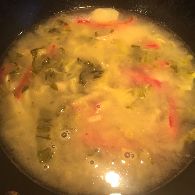 6. イーチュンをヤンに祝福するために[纺菜]を切る